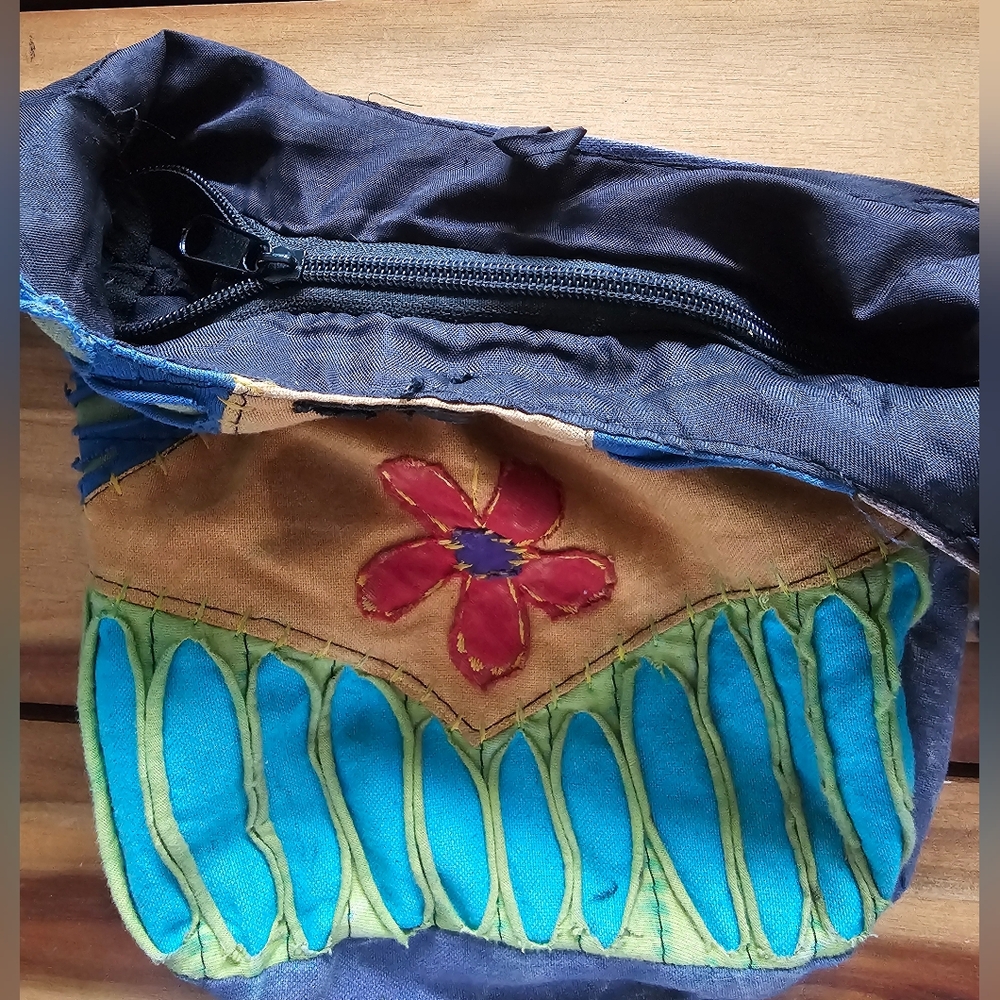 India Boutique Bohemian Crossbody Bag | Made in Nepal - Picture 16 of 16
